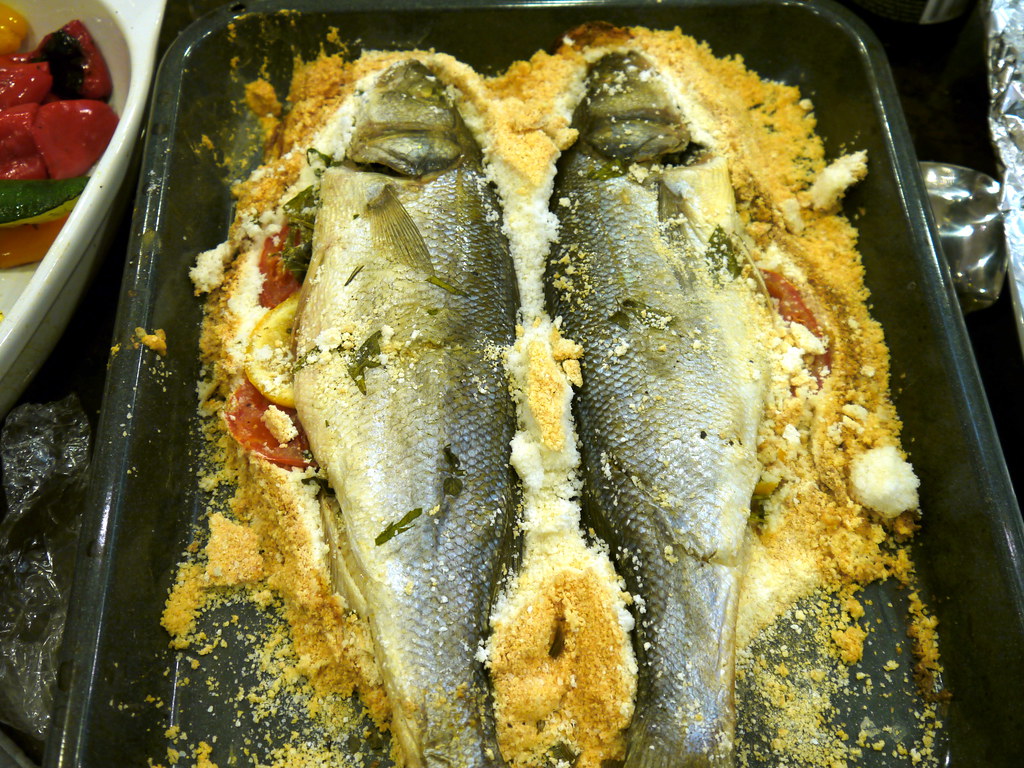 Sea Bass In Egg White Salt Crust The recipe for making the… Flickr
