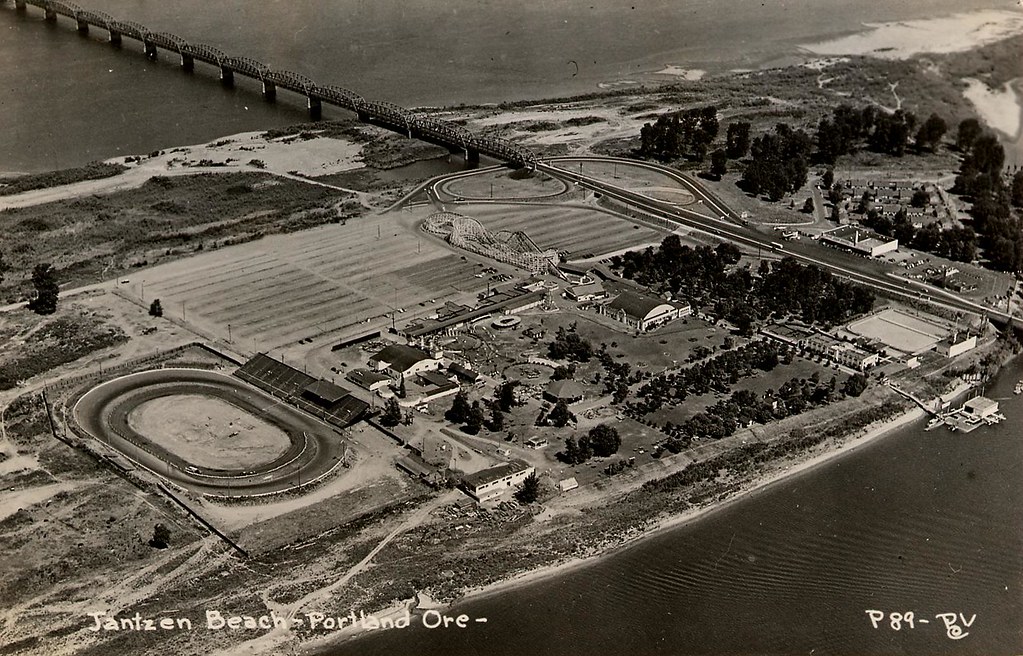 Jantzen Beach in Portland Oregon Aerial image of Jantzen B… Flickr
