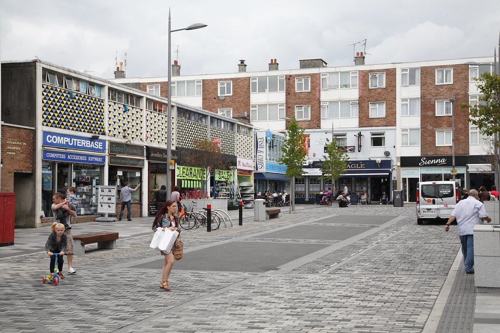 Market Ave The northern end of Market Ave, Plymouth. Photo… Flickr
