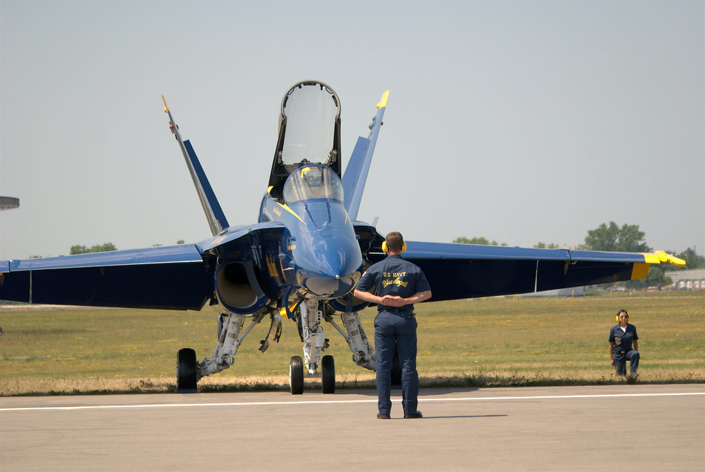 Blue Angels Blue Angels at Rochester International Air Sho… Flickr