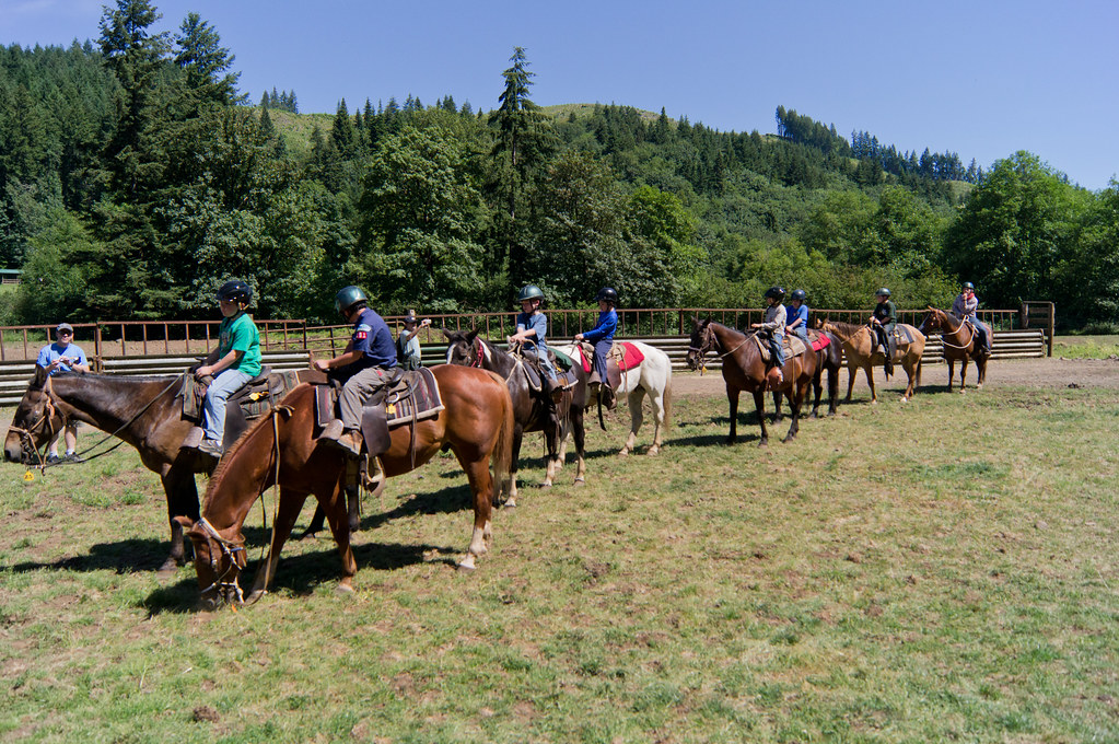 Gilbert Ranch 2011 Coming back from the horse ride. Riley … Flickr
