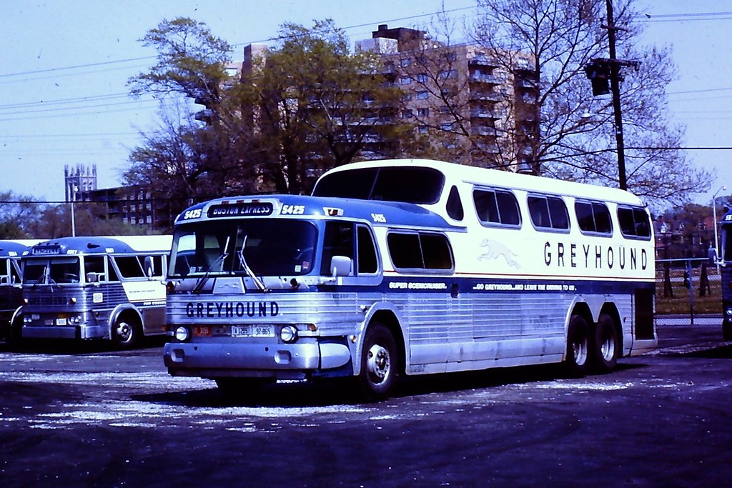 Greyhound bus 5425 (GM PD4501) taken at Norfolk, VA on Ap… Flickr