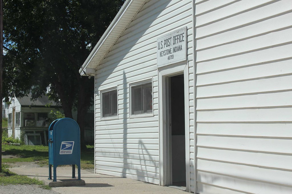 Keystone Post Office One of many small town Indiana Post O… Flickr
