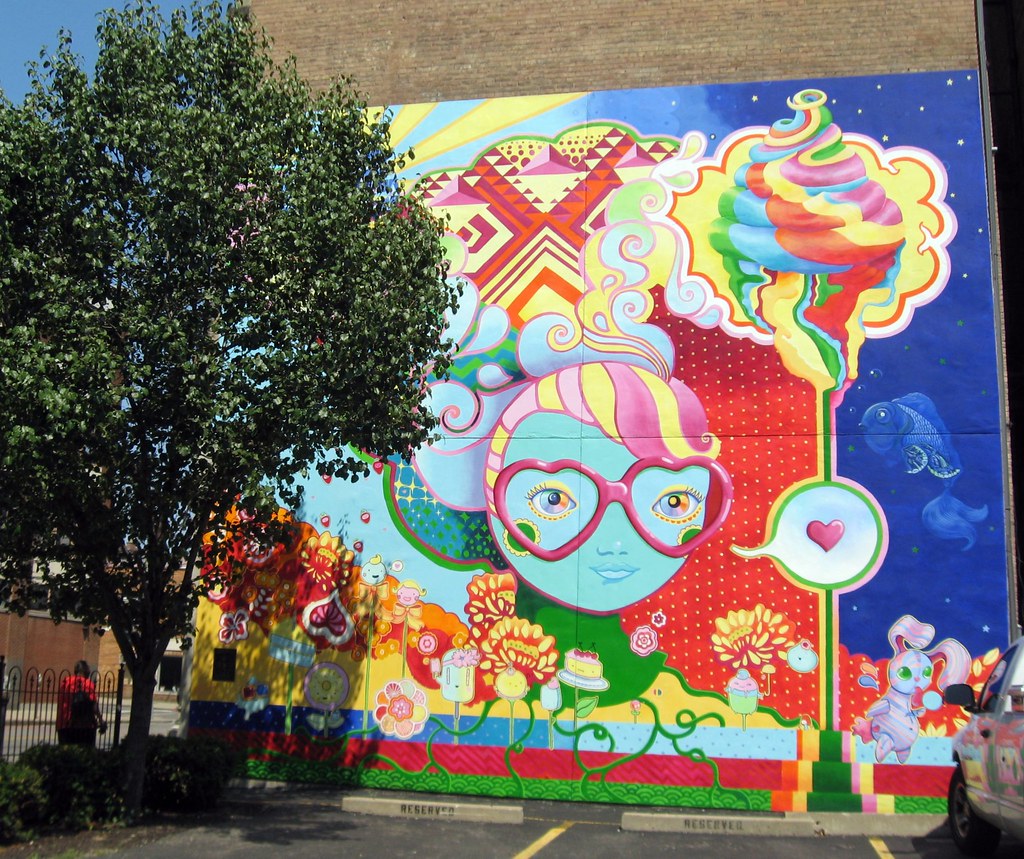 "Ice Cream Daydream" Mural "Ice Cream Daydream" by Amanda … Flickr