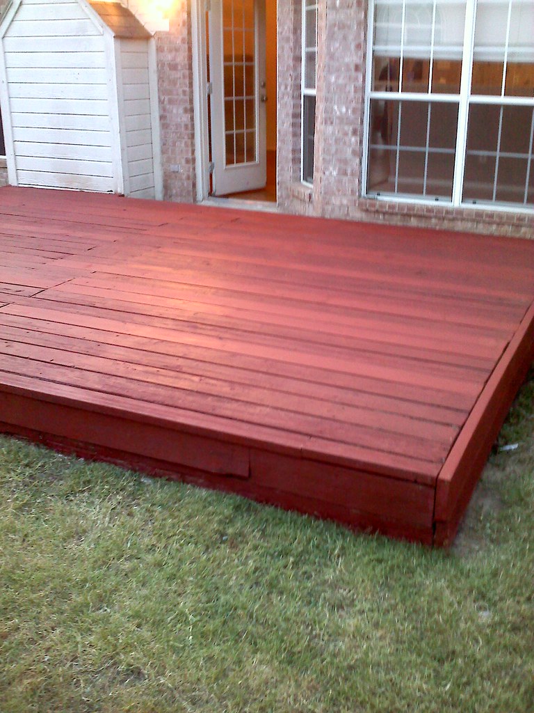 002 AFTER Replaced deck boards, reattached loose deck bo… Flickr