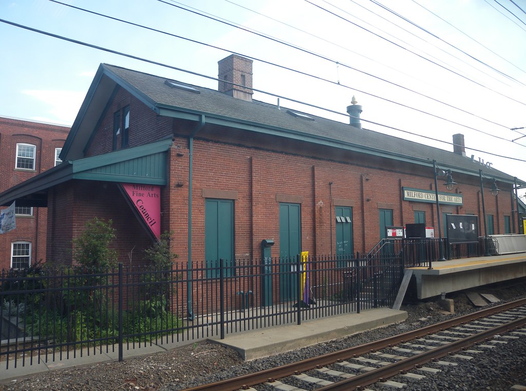 Milford CT Eastbound Station Now the Milford Center for th… Flickr