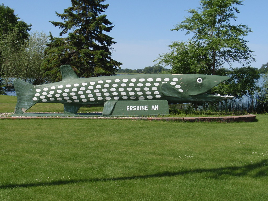 World's Largest Northern Pike Erskine, MN www.roadsideamer… Flickr