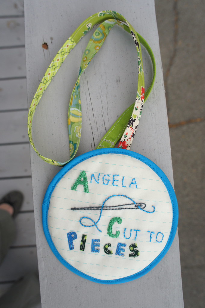 Sewing Summit Name Tag Name tag complete with lanyard. blo… Flickr