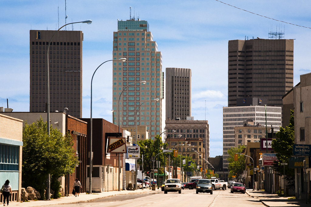 Notre Dame Notre Dame Avenue, Winnipeg, Manitoba. Bryan Scott Flickr