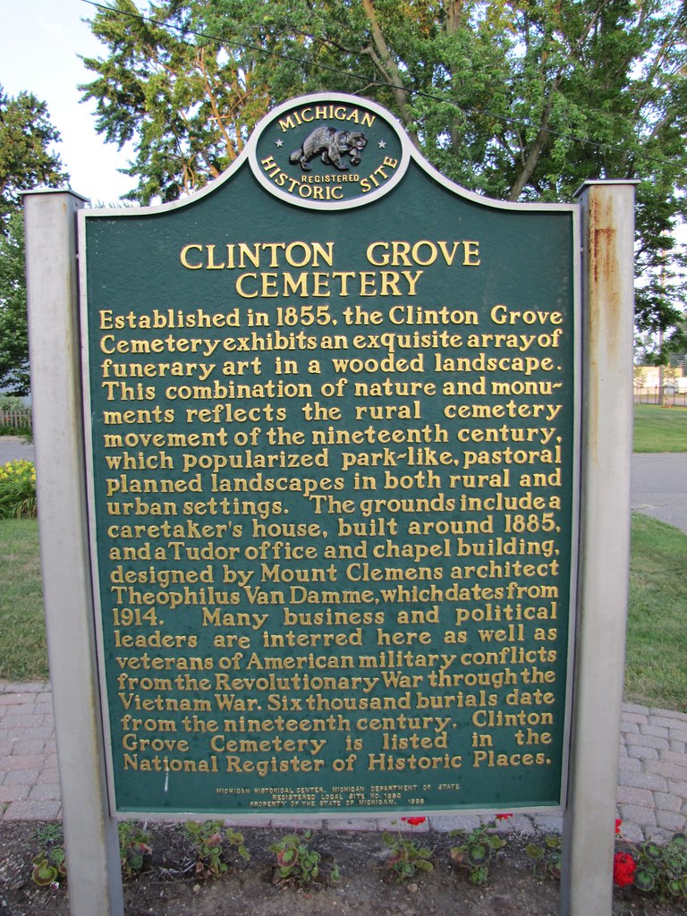 Clinton Grove Cemetery Historical Marker Brandon Bartoszek Flickr