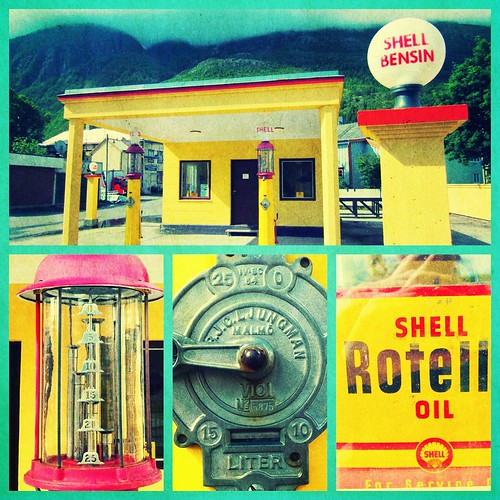 Old gas station Oldest kept gas station in Norway from 193… Flickr