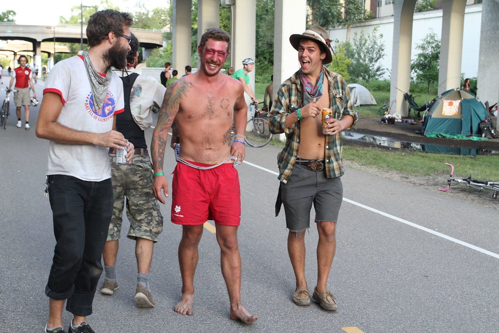Post Race Take your shirt off! Now put it back on! ibikempls Flickr