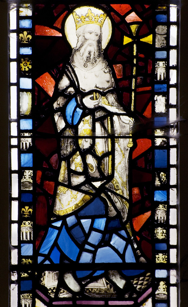 York, St Helen, wI, 2d, Sainted king or emperor (possibly … Flickr