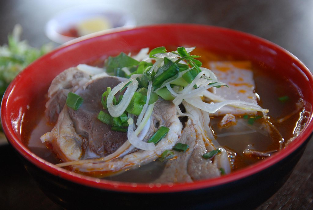Bun Bo Hue Nam Giao AUD8 Good use of Vietnamese mint and… Flickr