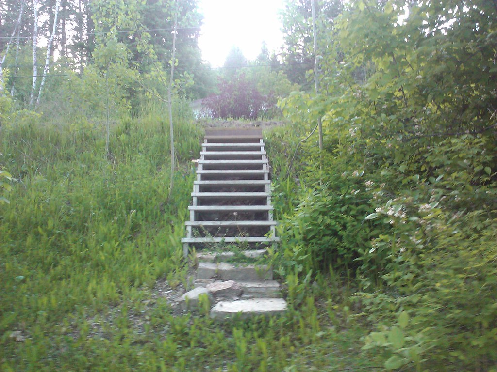 BC Lake Cabin Rentals Pic 8 Path to beach. BC Lake Cabin Rentals