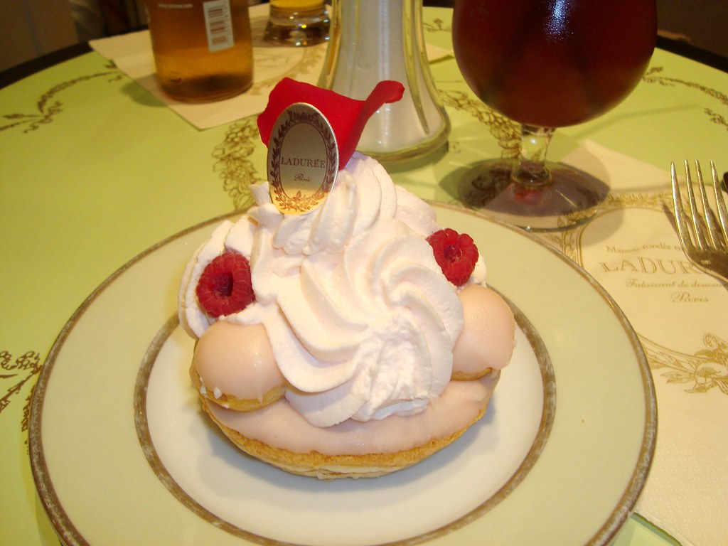 Ladurée SaintHonoré Rose Framboise a photo on Flickriver