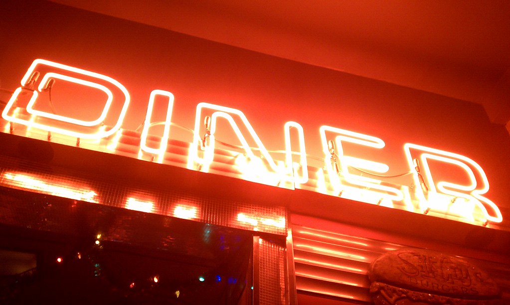 Diner Sign inside Silk City Scatterbrained Glory Flickr