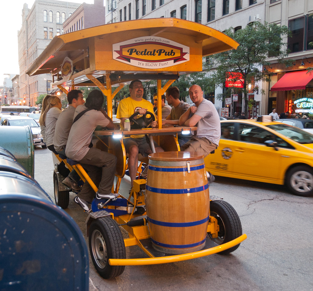 Pedal Pub Pedalpowered party mobile spotted in River Nort… Flickr
