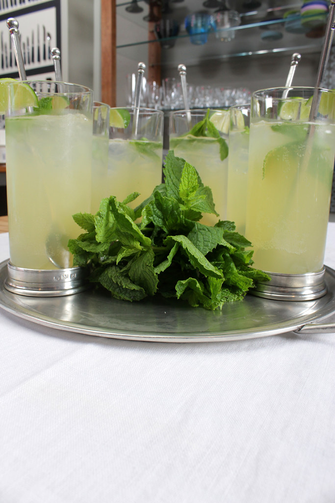 Glasses with Mint Our Mojitos, served in Match Pewter high… Flickr
