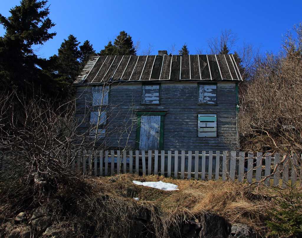 Shuttered Bacon Cove , Newfoundland. Steve Campbell Flickr