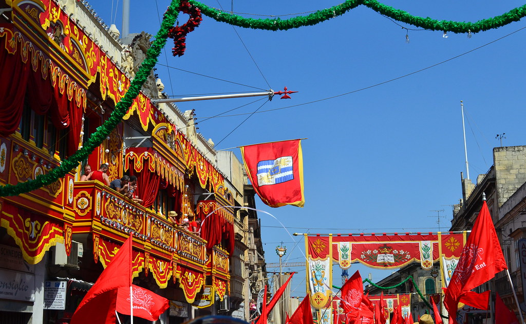St Gaetan Feast Hamrun Malta St Gaetan Band Club decorat… Flickr