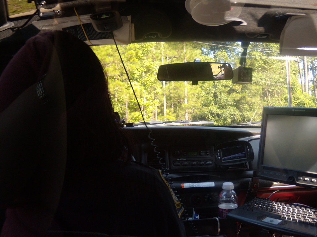The view from the backseat of a police car (40/365) Flickr