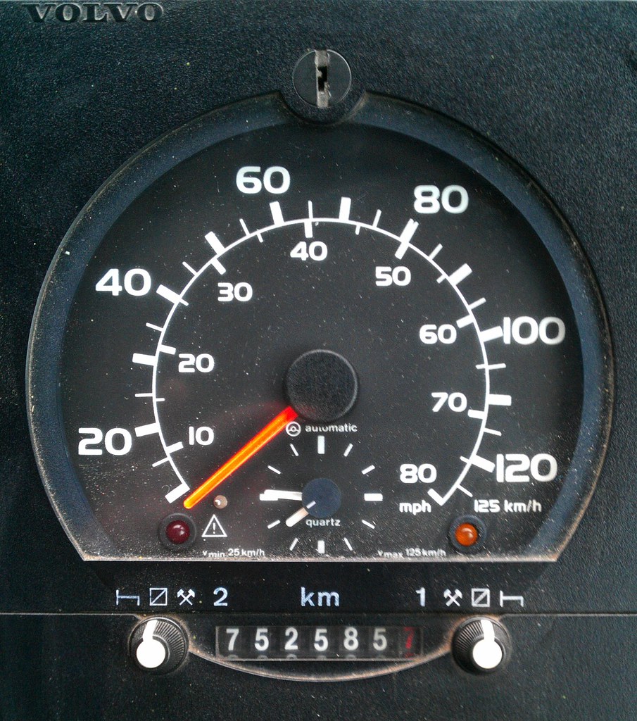 Volvo Speedometer 2 A Speedometer with Tachograph as fitte… Flickr
