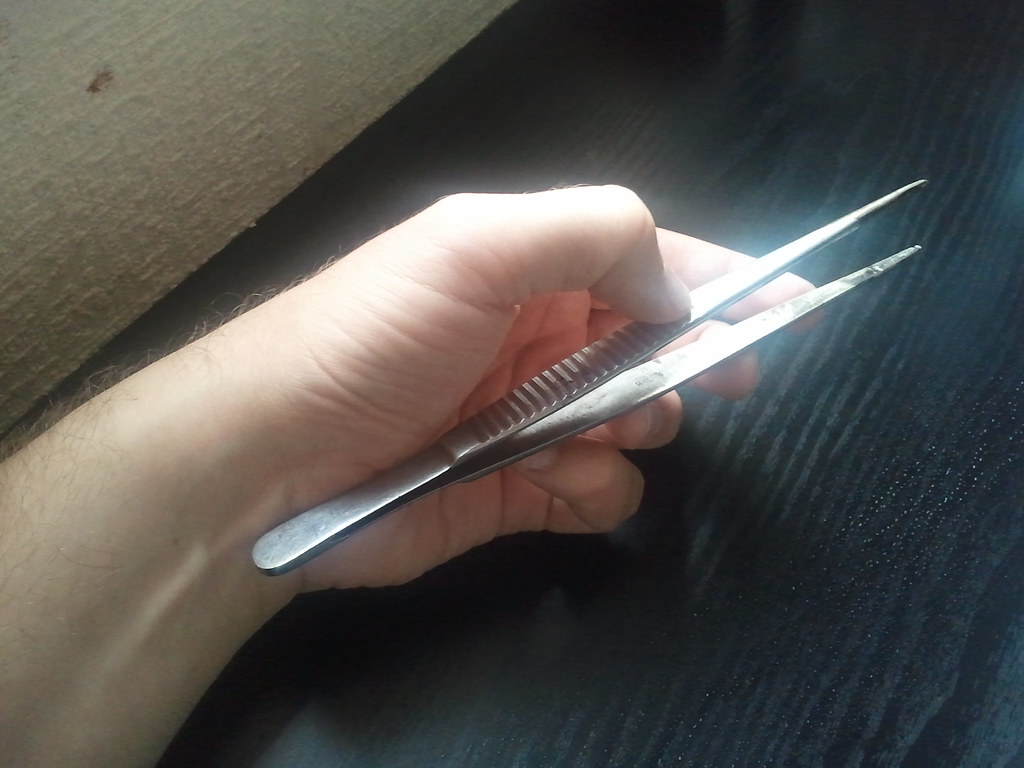 giant tweezers or tiny hand? siggi mus Flickr