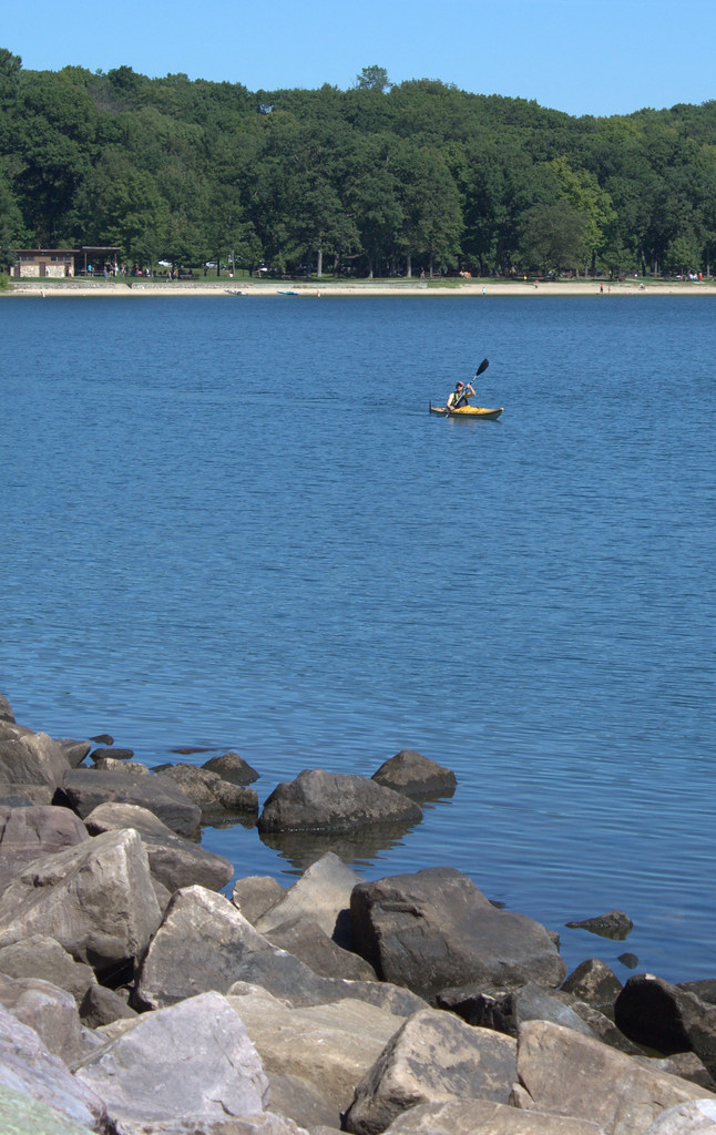 Kayak on Devil's Lake Taken at Devil's Lake near Baraboo, … Flickr