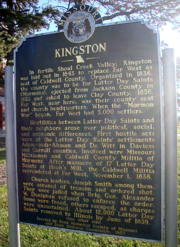 Kingston Marker (Kingston, Missouri) Located on the courth… Flickr