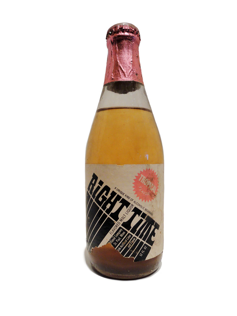Right Time Flavored malt liquor from Hamm Brewery, circa 1… jeleme
