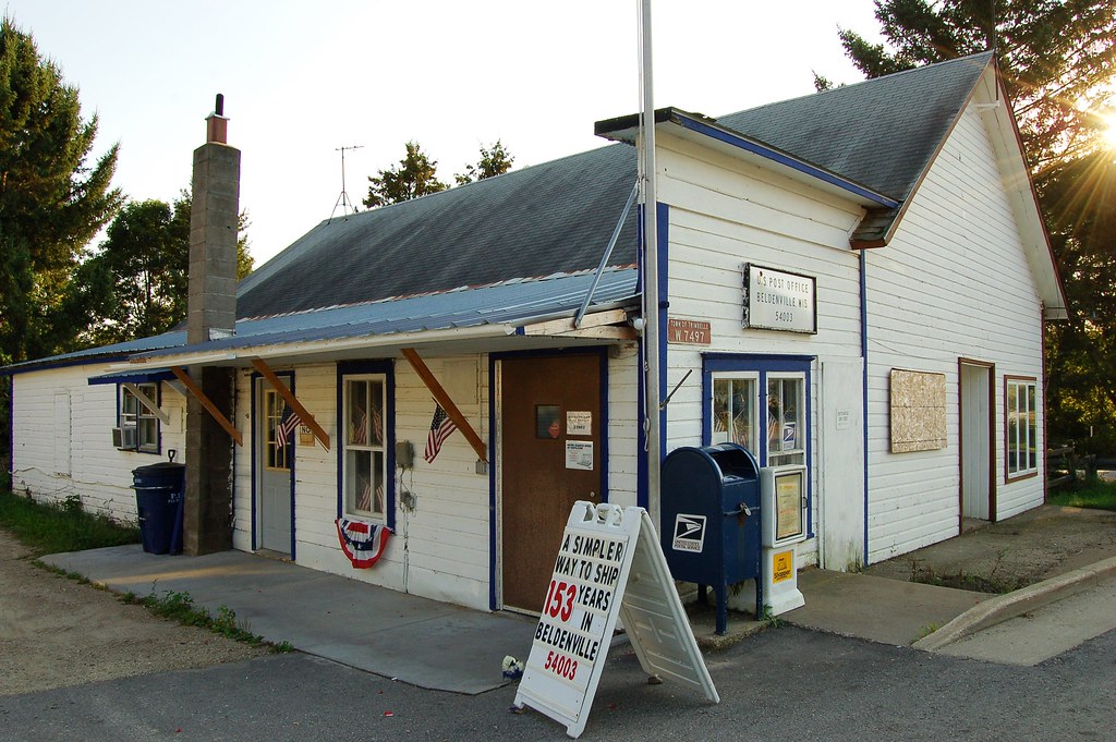 Wisconsin, Beldenville Post Office 54003 (2,669) A sign of… Flickr