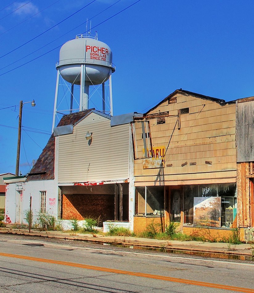 Main street Picher, OK super*dave Flickr