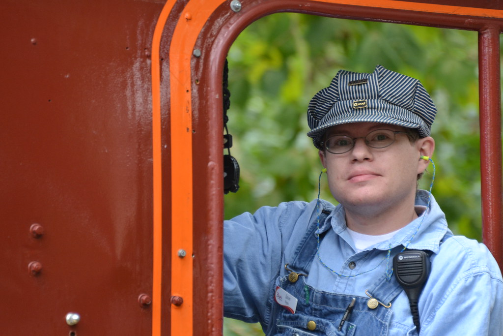 Train Conductor Usually the Busch Gardens Train Conductors… Flickr