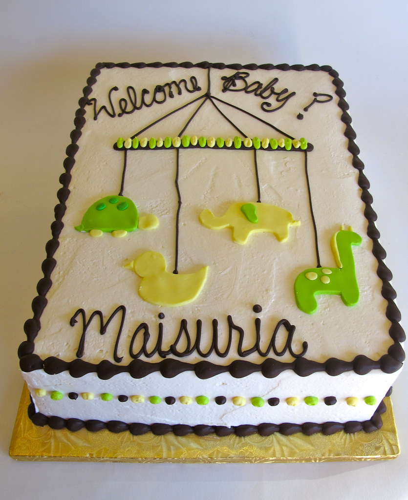 Unknown Gender Baby Shower Cake 400038 BSST034 Creative Cakes