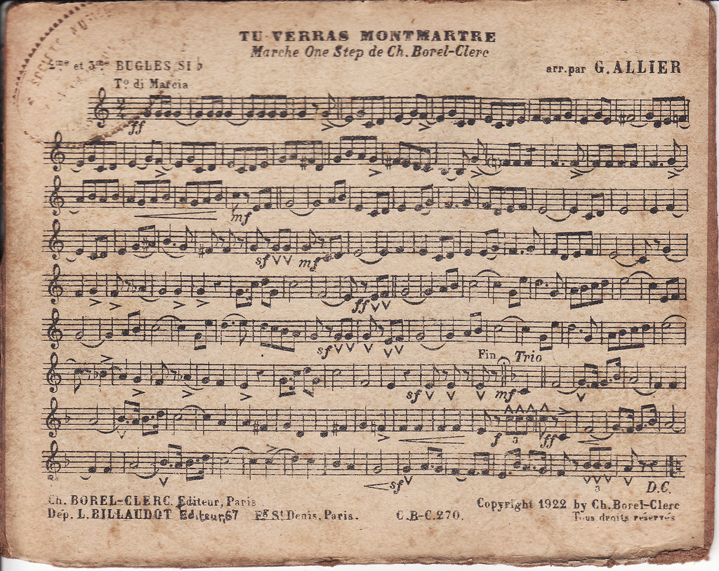 Vintage French Sheet Music 3 Carol Anne Flickr