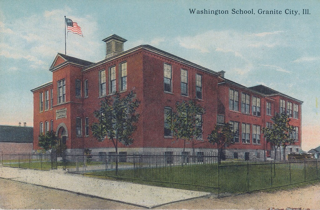 Washington School, Granite City, Illinois Washington Schoo… Flickr