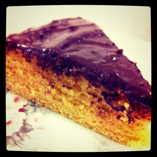 Bolo de cenoura com Nutella Vanessa Frehley Flickr