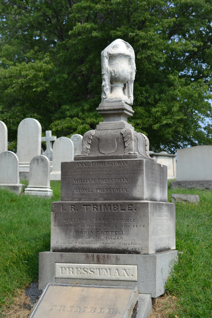 Grave of Isaac R. Trimble 18021888, Green Mount Cemetery Flickr