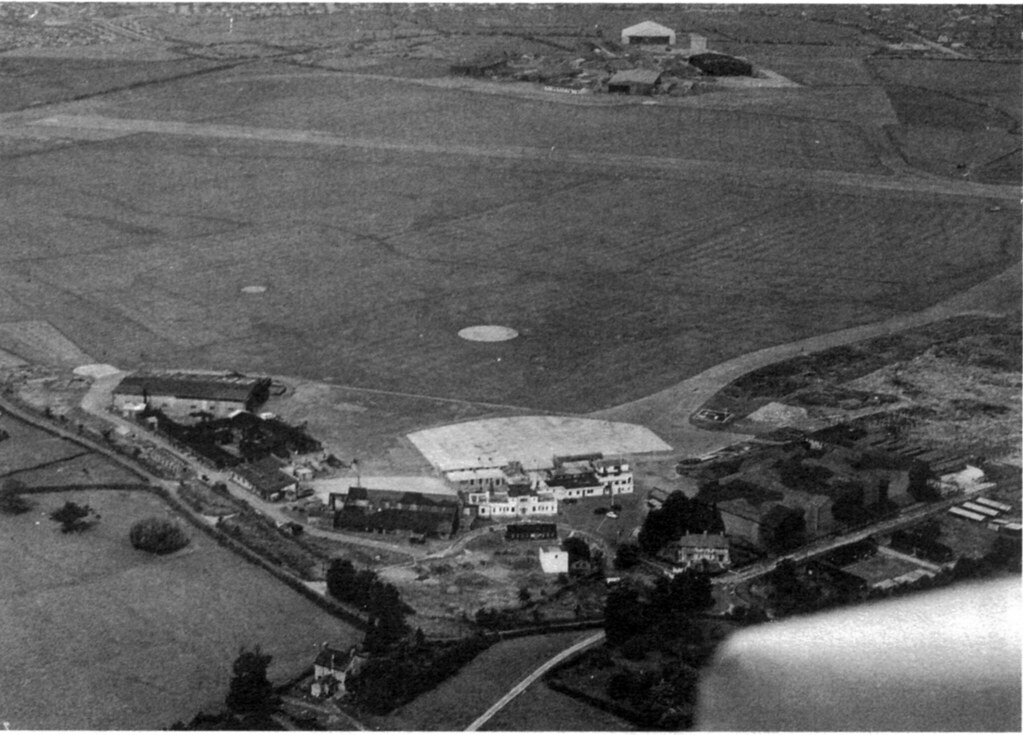 1955 Bristol airport Bristol(Whitchurch) Airport in 1955 t… Flickr