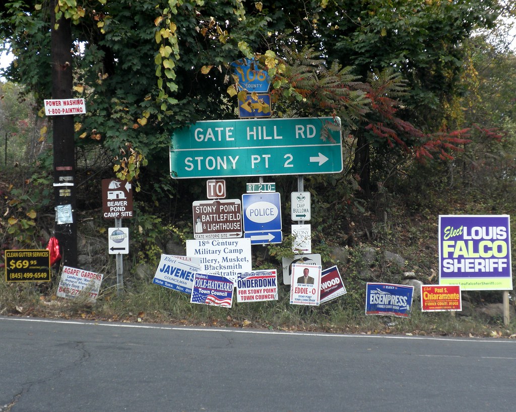 2011 Election Signs on Gate Hill Road, Stony Point, New Yo… Flickr