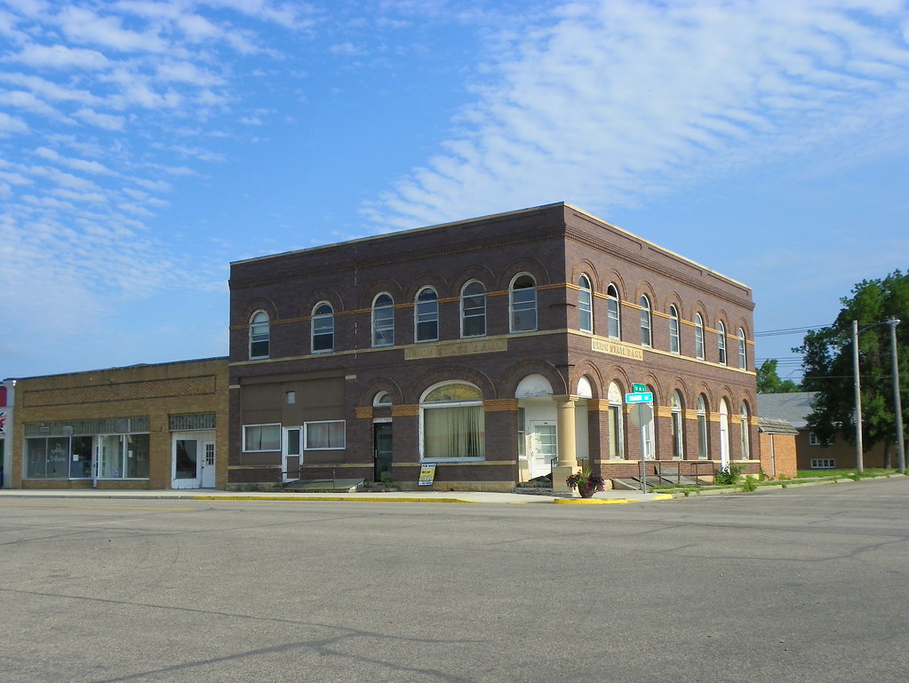 Old Union State Bank For Sale Ashley, McIntosh County, N… Flickr