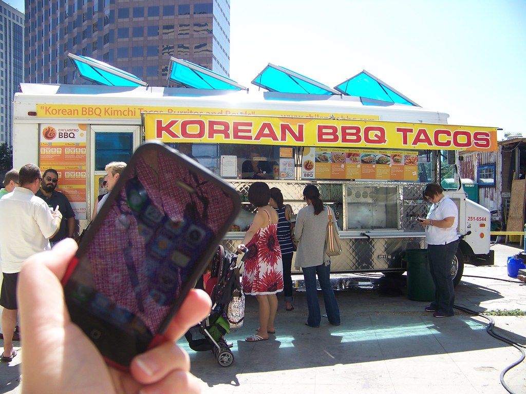 iPhone at Chi Lantro Korean BBQ Sarah Page Flickr
