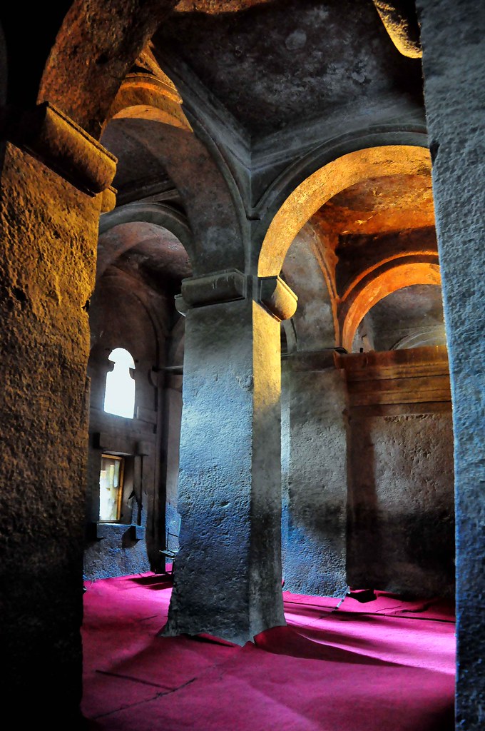 Inside Of a Rock Hewn Church, Lalibela This space was holl… Flickr