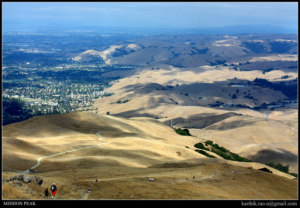 From the top of Mission Peak, Fremont CA Went on a hike to… Flickr