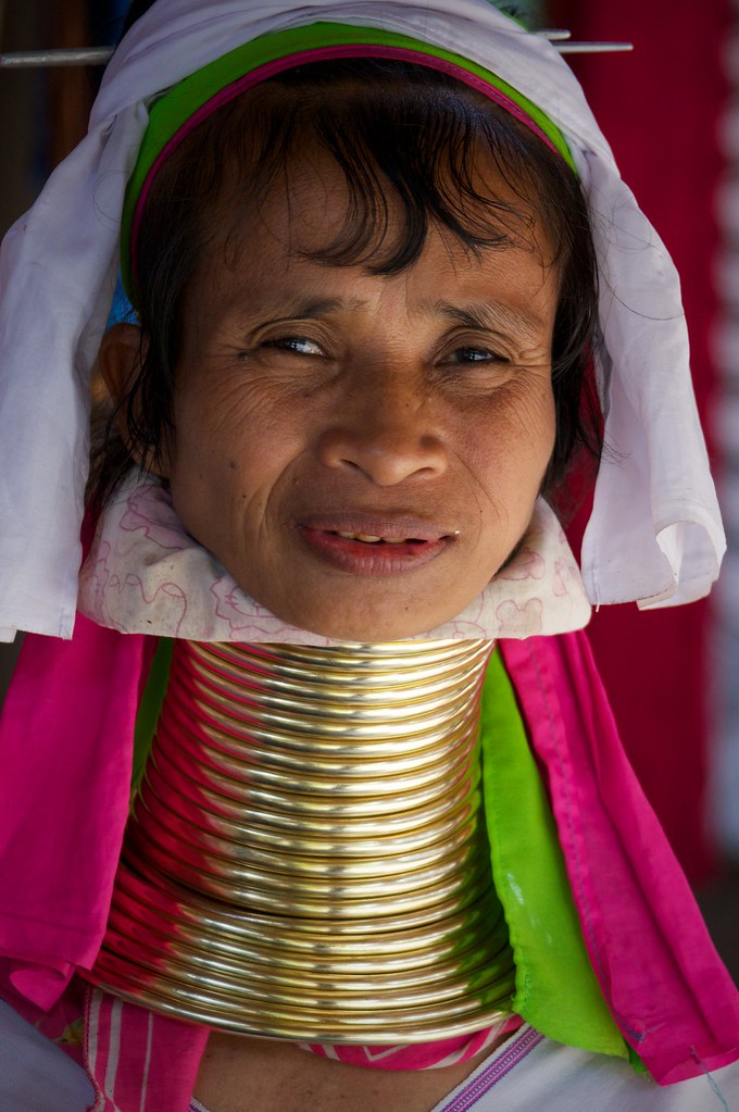 Long Neck Karen Woman Karen village near Mae Hong Son