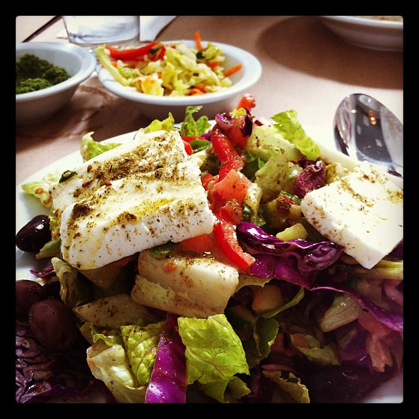 Delicious Greek Salad, watch "Forks over Knifes" on Netfli… Flickr