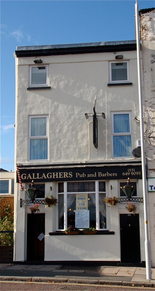 Gallaghers Pub and Barbers Birkenhead Chester Street. Ex… Flickr