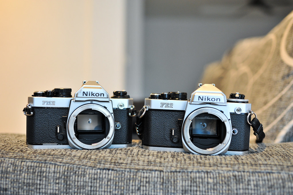 FM2 vs FE2 Nikon D700 50mm/F2 Ais Joshua Chai Flickr