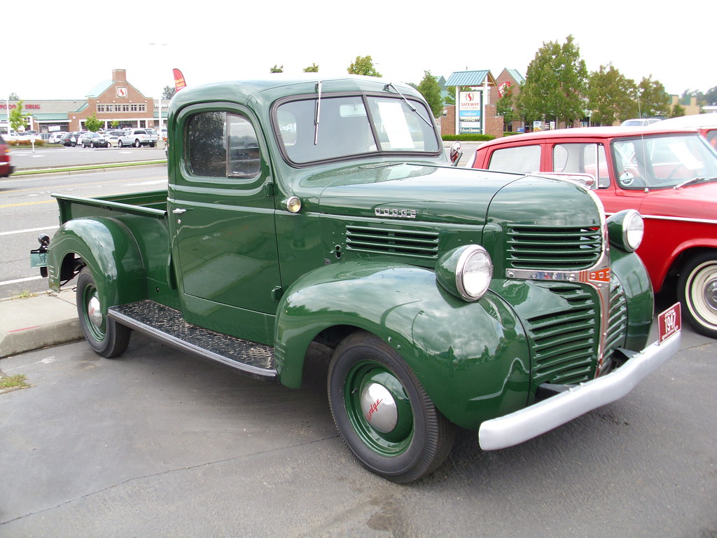 1947 Dodge Seen at a small car show on the lot of the Ford… Flickr